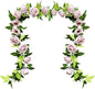 UKELER 2 Pack Artificial Floral Garland Total 14FT Rose Flower Vines Hanging Flower Plants for Home Garden Party Outdoor Ceremony Wedding Arch Floral Decor, Light Purple