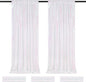 Backdrop Curtains 6 Panels Iridescent Sequin Background 2ftx8ft Glitter Fabric Baby Shower Party Wedding Photo Drapes Backdrop