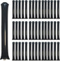48pcs Round Head Boom Sticks Thunder Sticks Cheering Sticks Team Spirit Plastic Cheerleading Spirit Stick Clapper Inflatable Noise Maker Sports Supply (Black)