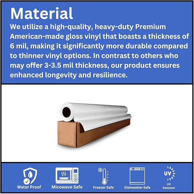 AVgrafx 120 3" Round Custom Personalized Stickers Labels Vinyl Waterproof Dishwasher Safe, Made USA, Text or Image (3x3 Inches)