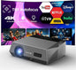 Smart LED 4K Projector Daylight HDR WiFi 6 Bluetooth Google TV, 2300ANSI Daytime Movie Gaming Projectors 4K Ultra HD Home Theater Ceiling with Auto Focus Keystone Zoom Airplay HDMI ARC USB Apps Dolby