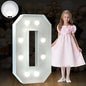 Marquee Letters 3 Feet Tall Large Light Up Letters Baby Shower Decorations Wedding Engagement White Party Decorations Prom Sign Big Cardboard Backdrop O