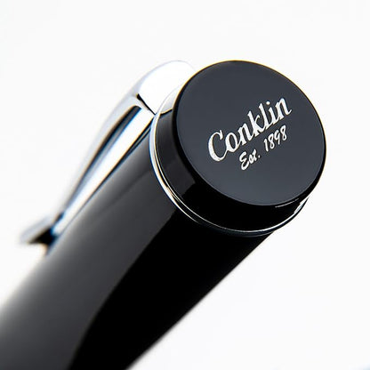 Conklin Duragraph Fountain Pen Orange Nights - Medium Nib, Elegant Writing Instrument with Vibrant Finish
