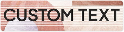 Custom Sign, Custom Street Sign, 11 Font Colors, 13 Font Styles, 4 Hole Options, 22 Sizes, 3x12 Inches, Rust Free DiBound, Fade Resistant, Made in USA by My Sign Center (Mid-Century Modern 1)