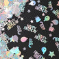 Happy Birthday Confetti for Table Iridescent Balloon Star Shaped Table Scatter Suitable for Disco Themed Birthday/Anniversary Party Decorations