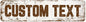 Custom Sign, Custom Street Sign, 11 Font Colors, 13 Font Styles, 4 Hole Options, 22 Sizes, 8x32 Inches, Rust Free DiBound, Fade Resistant, Made in USA by My Sign Center (Rustic)