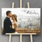 Generic Landscape Photo Wedding Sign, Editable Welcome To Our Wedding, 12x18, 18x27, 24x36 Inches, Plastic, 4mm