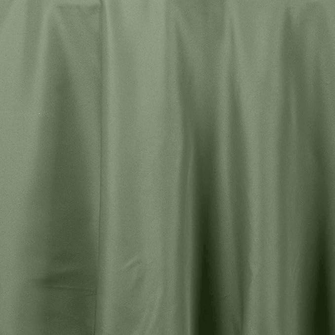 Efavormart Round Tablecloth, 120 Inch Stain & Wrinkle Resistant Washable Table Cloth, Decorative Polyester Fabric Table Cover for Banquet, Wedding, Dining - Willow