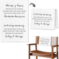 In Loving Memory Wedding Sign, Reserved Memorial Chair Signs Pew Cloths Seating Placeholder, Wedding Decorations for Reception Event Celebrations (today & always, 1 Pc)