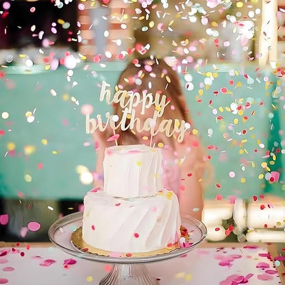 Orange Round Foil Confetti Beautiful Metallic Table Confetti for Fill balloons, Wedding,Birthday,Party,Festival Decoration(8000PCS)