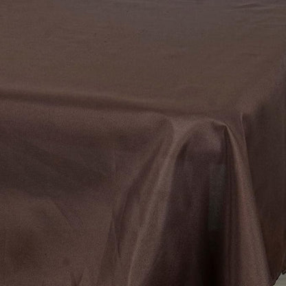 Efavormart 54x54 Chocolate Wholesale Linens Seamless Polyester Square Linen Tablecloth for Wedding Banquet Party Restaurant