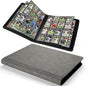 Premium Ringless Trading Card Binder - 1024 Capacity, 16 Side-Loading Pockets per Page, Archival Quality Protection & Anti-Slip Spine for TCG, MTG, Sports Cards (Gray)