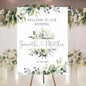Personalized Welcome To Our Wedding Sign, Wedding Decorations, Greency Wedding Sign #4, Vesion 4