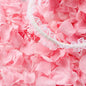 300 PCS Real Pink Dried Rose Petals Confetti for Wedding, 2.82oz Freeze Rose Petals for Romantic Wedding Valentine's Day Proposal Decor, Dinner Table Centerpieces Party