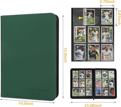 Trading Card Binder, Card Collection Binder Album Folder with 540 Side Loading Pockets, 9 Pocket Trading Card Album Folder for TGC,MTG, Baseball Cards, Yugioh
