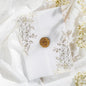 50 Pack Pre-Folded Vellum Jackets for 5x7 Invitations,AZAZA Gorgeous Translucent Invitation Sleeves,115GSM Vellum Jackets 5x7, Wedding Invitation Accessories,for Weddings Birthdays,Golden Roses