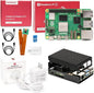 Raspberry Pi 5 Starter Kit with Pi 5 8GB RAM Board, 27W USB-C Power Supply, 128GB Card, Aluminum Case