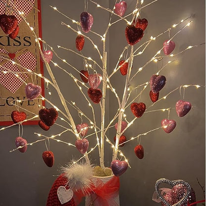 Lighted White Birch Branches With Timer 33IN 180 LED Twig for Vase Christmas Decor Artificial Tree Branch Holiday Parent