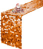 VHH Sequin Table Runner 12 x 108 inches Orange Table Runner, Glitter Runner for Party Wedding Birthday, Party Spring Easter Rustic, Birthday Supplies Decorations (1 Pack).
