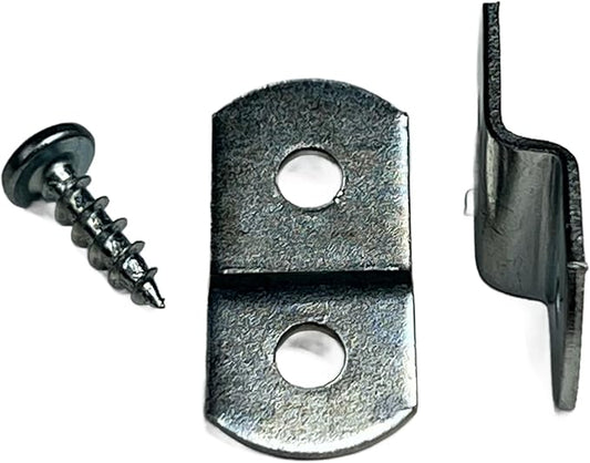 Canvas Clips for Picture Framing screws included 15 per pack ( Choose your offset size ) by E.H.C. (1/8" offset)