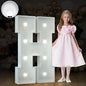 Marquee Letters 3 Feet Tall Large Light Up Letters Baby Shower Decorations Wedding Engagement Happy birthday White Party Decorations Marry Me Sign Big Cardboard Backdrop H