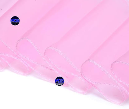 MDS Pack of 200 PCS Organza Chair Sashes Wider Dining Chair Bows Ribbon Tie Back for Wedding Party Birthday Bridal Shower Reception Event Banquet Home Chair Cover Decoration - Pink