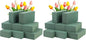 CCINEE 8 Pcs Floral Foam Bricks,Mini Florist Flower Foam Green Blocks Supplies for Fresh and Artificial Flower Arrangements Crafts DIY (Pack of 2)