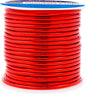 Mandala Crafts 12 Gauge Anodized Aluminum Craft Wire for Jewelry Making - 60 FT Colored Flexible Red Wire - Bendable for Bonsai Armature Crafting Sculpting