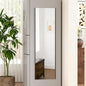 55"x16" Magnetic Mirror Lightweight Full-Length Mirror | Strong Adhesion, Easy Installation | Suitable for Refrigerators, Glass Walls, Wooden Doors, and More | 8.2kg Ultra-Strong Support | Black