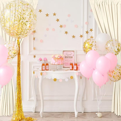 DWCN 10x7 FT Champagne Backdrop Curtains for Parties, Photography Backdrop Drapes with Rod Pockets for Wedding Decorations Stage Birthday Family Gatherings, 2 Panels 5ft x 7ft