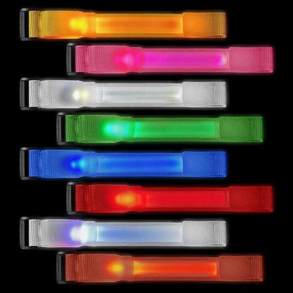 M.best 16pcs LED Light Up Bracelets Glow Flashing Wristbands Glow in The Dark Party Supplies for Wedding, Raves, Concert, Camping,Sporting Events, Party