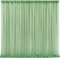 10x10 Green Tulle Backdrop Curtains for Parties, Sheer Backdrop Curtain Wedding Photo Background Drapes for Baby Shower Photography Birthday Party