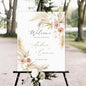 Welcome To Our Wedding Sign, Welcome To Our Wedding Sign With Stand, Pampas Grass Wedding Welcome Sign, Welcome To Our Wedding Sign, Boho Wedding Welcome Sign, Wedding Party Sign,wedding Sign