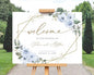Greenery Wedding Welcome Sign, Dusty Blue Roses To The Wedding Of Signs
