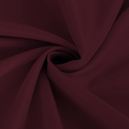 Fitable Burgundy Rectangle Tablecloths for 6 Foot Tables, 6 Pack - 70 x 108 Inches - Stain Resistant and Washable Table Clothes, Polyester Fabric Table Covers for Wedding, Party, Banquet, Buffect