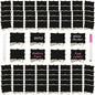 80 Pack Mini Chalkboard Signs with Easel Stand,Food Labels for Party Buffet with Two Pens,Suitable for Graduation Parties, Wedding Celebration Name/Place Cards, Restaurant Food Labels