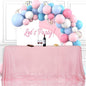 SquarePie Sequin Tablecloth 50 x 72 Inch Pink Sparkly Table Linen for Wedding Party