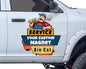 Die Cut Custom Car Magnet Sign | Personalized Logo for Your Car Van Truck | Advertise Your Business Vehicle Magnetic | Professionally Printed | Crafted in USA | Choose Your Text Logo
