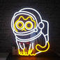 Astronaut Cat Neon Sign Led Neon Lights for Wall Decor Bar Light Up Signs for Bedroom Home Beer Bar Club Man Cave Wedding Birthday Party Decorations Gifts