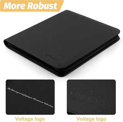 Trading Card Binder, Card Collection Binder Album Folder with 720 Side Loading Pockets, 12 Pocket Trading Card Album Folder for TGC,MTG, Baseball Cards, Yugioh