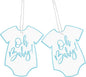 100Pcs Gift Tags with String Oh Baby Sign Blue Baby Clothes Large Gift Tags with 65 Ft Jute Twine Cute Tags White Paper Gift Tag for It's a Boy Gender Reveal Baby Shower Party Gift Wrap Tag