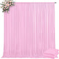 10x10ft Backdrop Curtains for Parties, 2 Panels 5x10ft Photography Backdrop Curtain with Rod Pocket,Backdrop Polyester Background Drapes,Wedding Backdrop Drapes for Birthday Baby Shower Home Decor