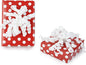 6" Metallic Glitter White Self Adhesive Curly Ribbon Gift Wrap Bows for Christmas, Holiday, Birthday, Wedding, Presents, Party Favors Decorations 6-Count
