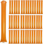 48pcs Round Head Boom Sticks Thunder Sticks Cheering Sticks Team Spirit Plastic Cheerleading Spirit Stick Clapper Inflatable Noise Maker Sports Supply (Orange)