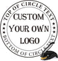 Custom Book Embosser Stamp - Personalized Business Company Seal with Your Own Logo (Logo)