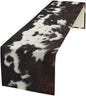 Cow Print Table Runner, Brown Cowhide Print Western Style Table Runner Country Farmhouse Cottage Cow Patten Table Decoration for Home Kitchen Dining, 13x120 Inch