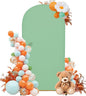 Wedding Arch Cover 6.6FT Arch Backdrop Cover Spandex Fitted Arch Cover for Round Top Chiara Backdrop Stand Covers for Wedding Birthday Party Baby Shower Banquet Ceremony Decoration