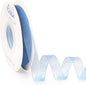 Ribbli Dusty Blue Organza Ribbon 1/2 Inches x Continuous 50 Yard Blue Sheer Ribbon for Gift Wrapping,Cookie Wrapping,Wedding Decoration