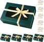 Green Large Gift Boxes with Window, 13.5"x9"x4.3" Bridesmaid Boxe for Gift Giving,Birthday Gift Box with Magnetic,Closure Lid Gift Boxes for Presents,Cute Boxe,Luxury for Gift Packaging,Gift Box for Wrapping Gifts
