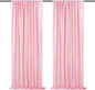Pink Sequin Backdrop 2 Panels 2FTx8FT Birthday Party Backdrop Curtains Glitter Baby Shower Backdrop Pink Backdrop